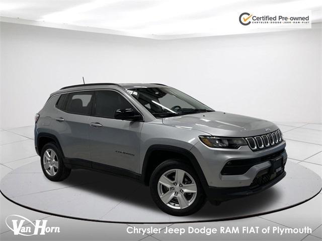 used 2022 Jeep Compass car, priced at $21,366