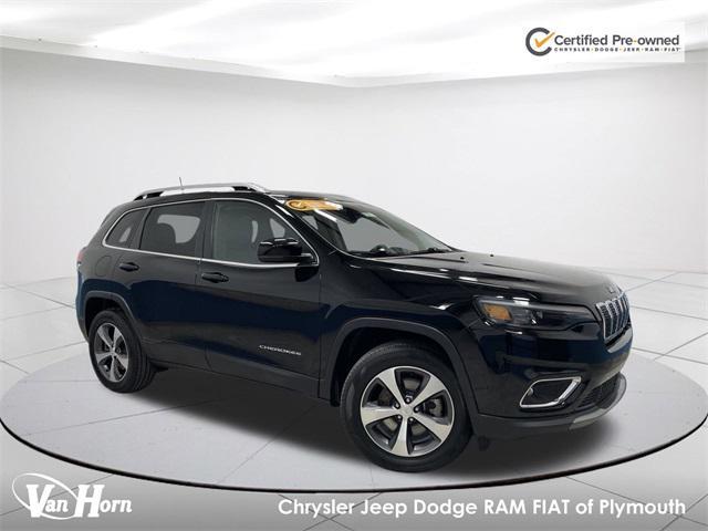 used 2021 Jeep Cherokee car, priced at $24,987