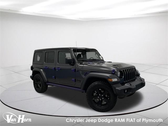 used 2021 Jeep Wrangler Unlimited car, priced at $25,487