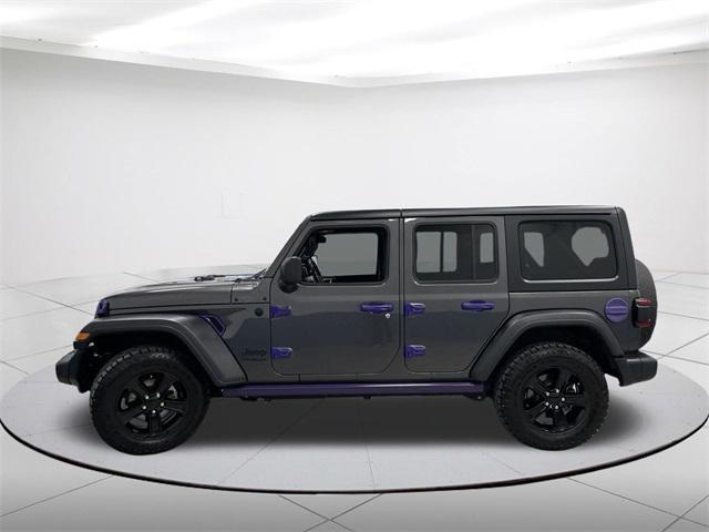 used 2021 Jeep Wrangler Unlimited car, priced at $25,487