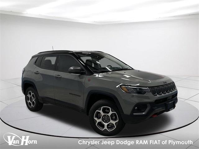 used 2022 Jeep Compass car, priced at $25,230