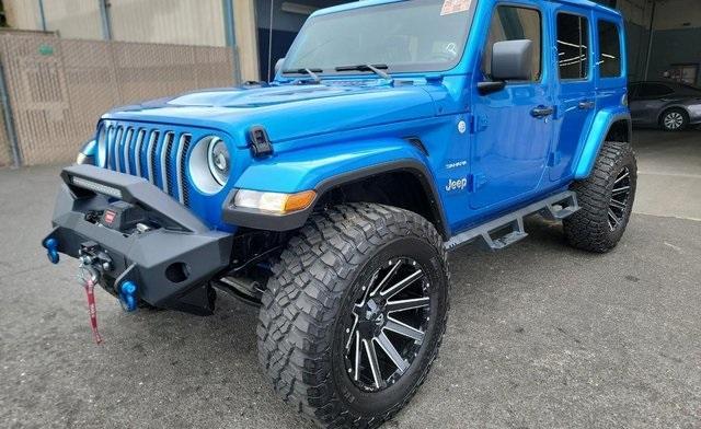 used 2022 Jeep Wrangler Unlimited car, priced at $42,110