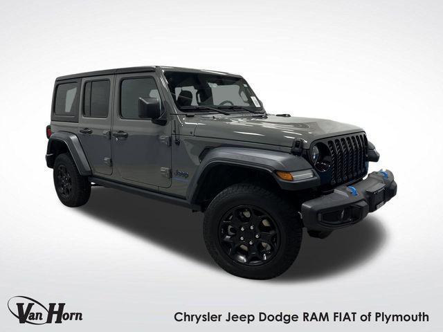 used 2023 Jeep Wrangler 4xe car, priced at $27,500