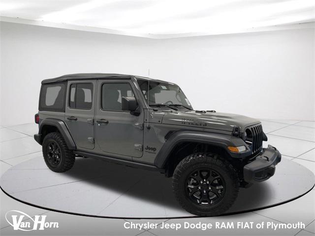 used 2022 Jeep Wrangler Unlimited car, priced at $31,142