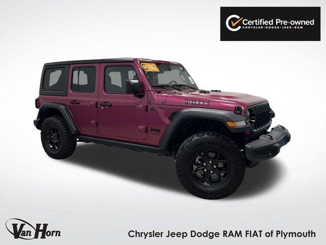used 2024 Jeep Wrangler car, priced at $39,000