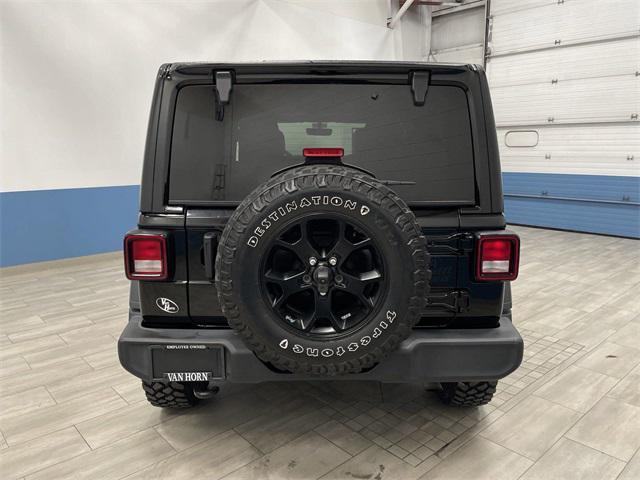 used 2021 Jeep Wrangler car, priced at $30,593