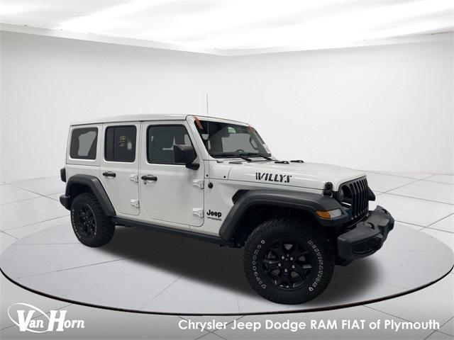 used 2021 Jeep Wrangler car, priced at $30,627