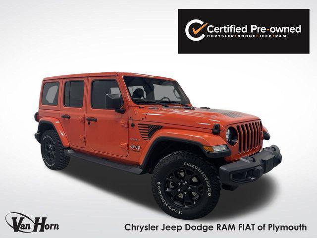 used 2020 Jeep Wrangler Unlimited car, priced at $26,805