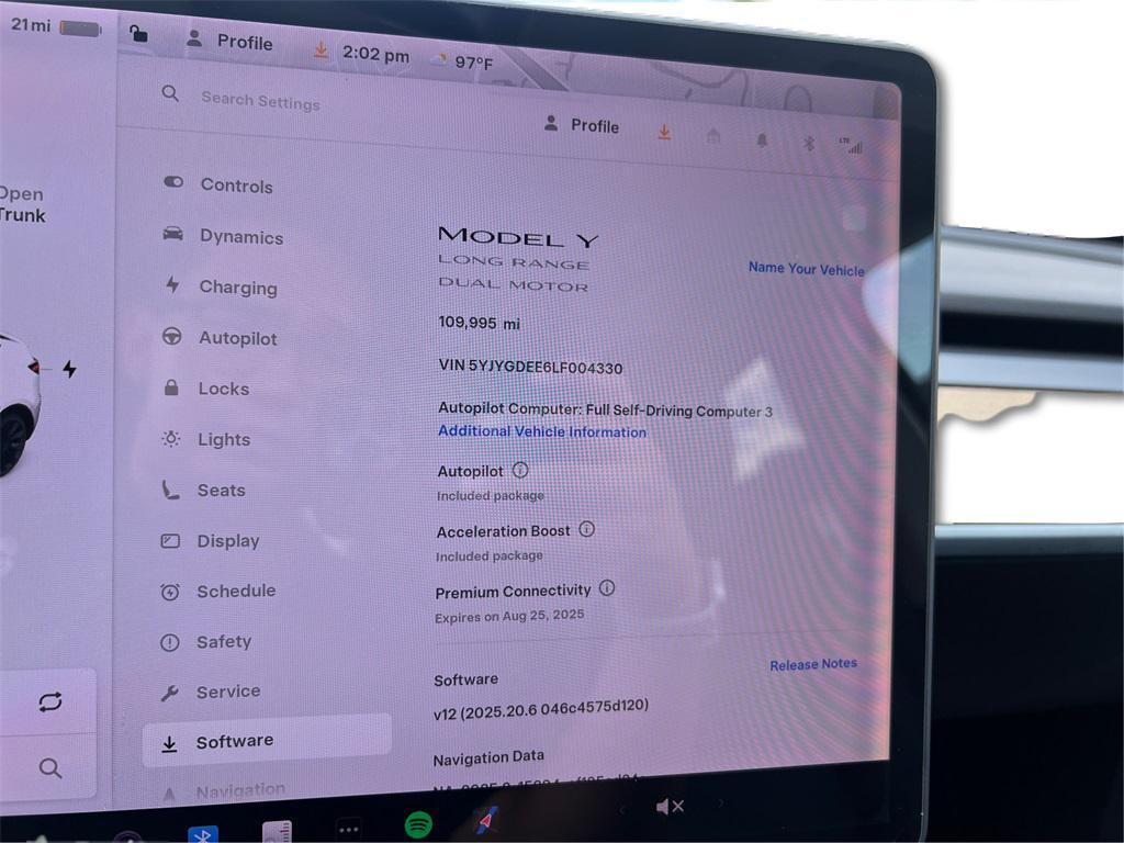 used 2020 Tesla Model Y car, priced at $21,752
