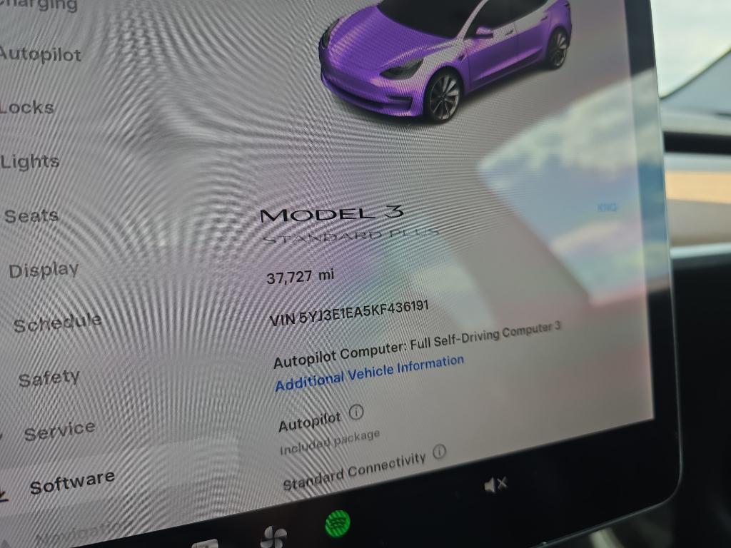 used 2019 Tesla Model 3 car, priced at $23,796