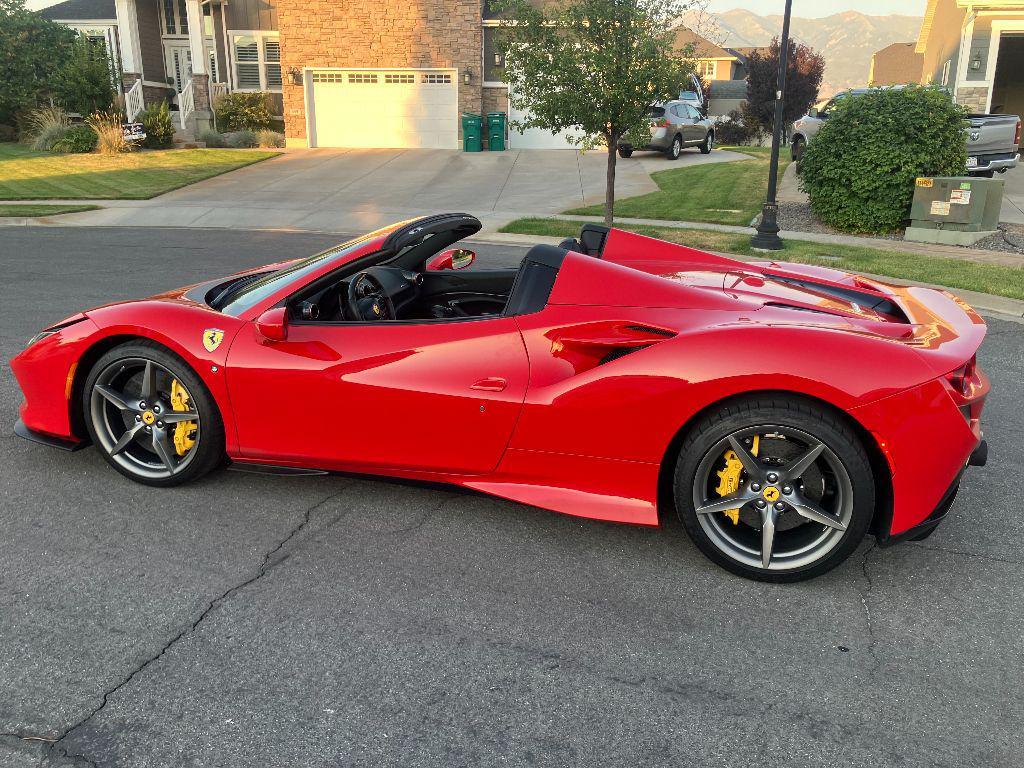 used 2023 Ferrari F8 Spider car, priced at $460,497