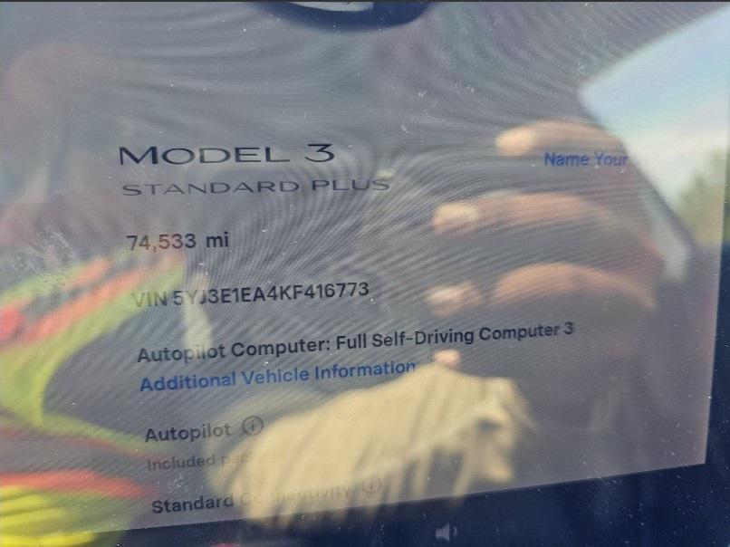 used 2019 Tesla Model 3 car, priced at $22,591