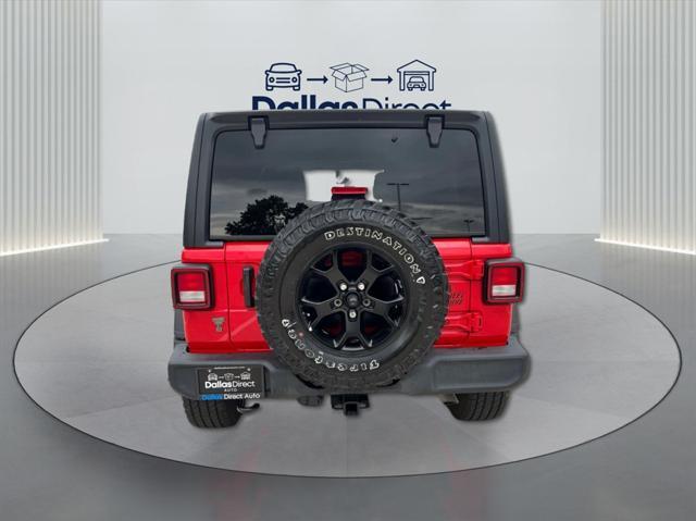 used 2021 Jeep Wrangler car, priced at $25,434