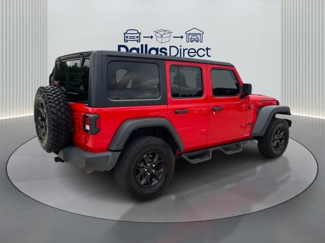 used 2021 Jeep Wrangler car, priced at $25,434
