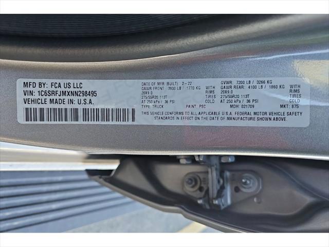 used 2022 Ram 1500 car, priced at $44,396