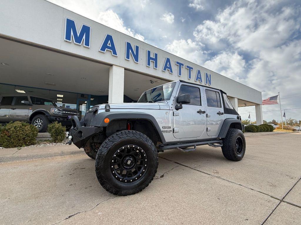 used 2015 Jeep Wrangler Unlimited car, priced at $18,450