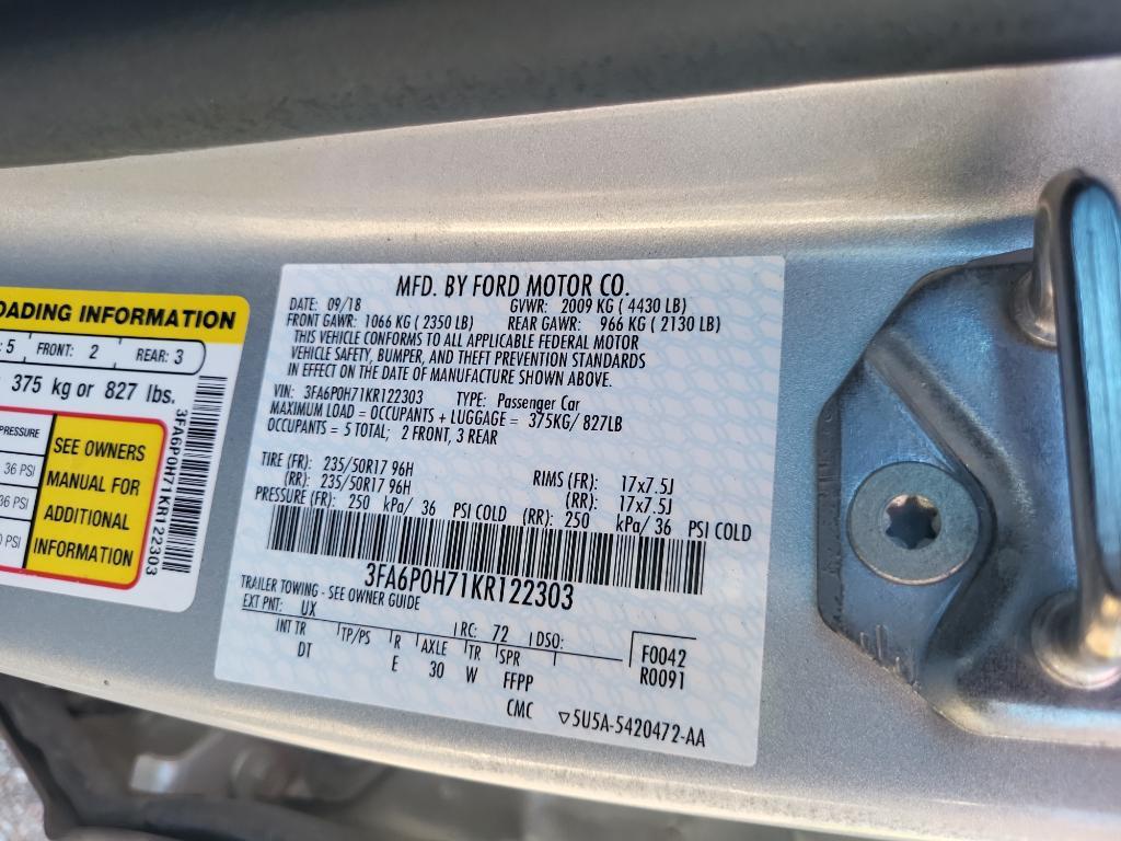 used 2019 Ford Fusion car, priced at $13,450