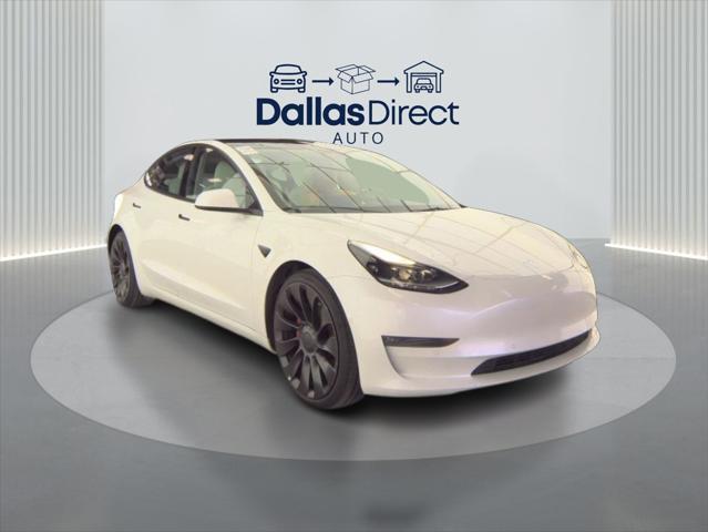 used 2022 Tesla Model 3 car, priced at $27,156
