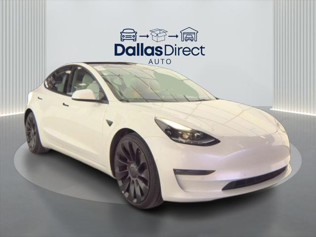 used 2022 Tesla Model 3 car, priced at $27,156