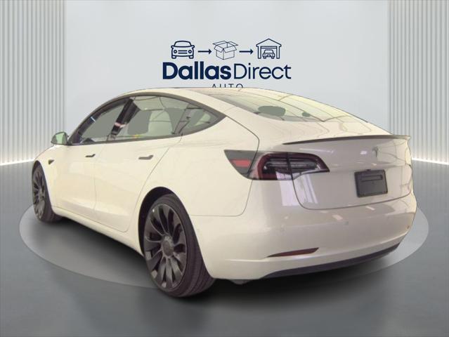 used 2022 Tesla Model 3 car, priced at $27,156