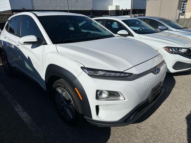 used 2021 Hyundai Kona EV car, priced at $15,646