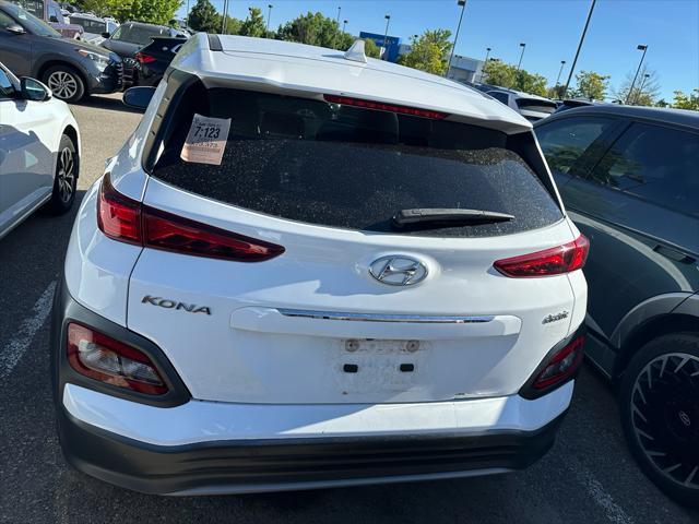 used 2021 Hyundai Kona EV car, priced at $15,646