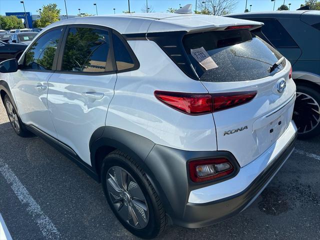 used 2021 Hyundai Kona EV car, priced at $15,646