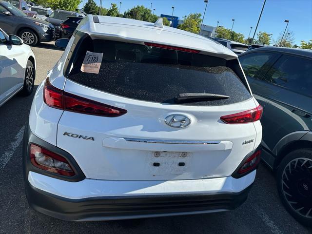 used 2021 Hyundai Kona EV car, priced at $15,646