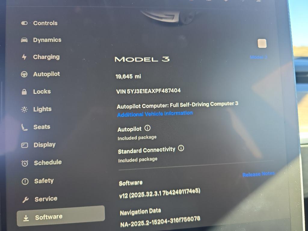 used 2023 Tesla Model 3 car, priced at $25,497