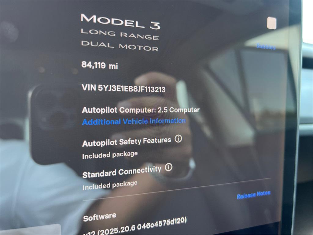 used 2018 Tesla Model 3 car, priced at $21,404