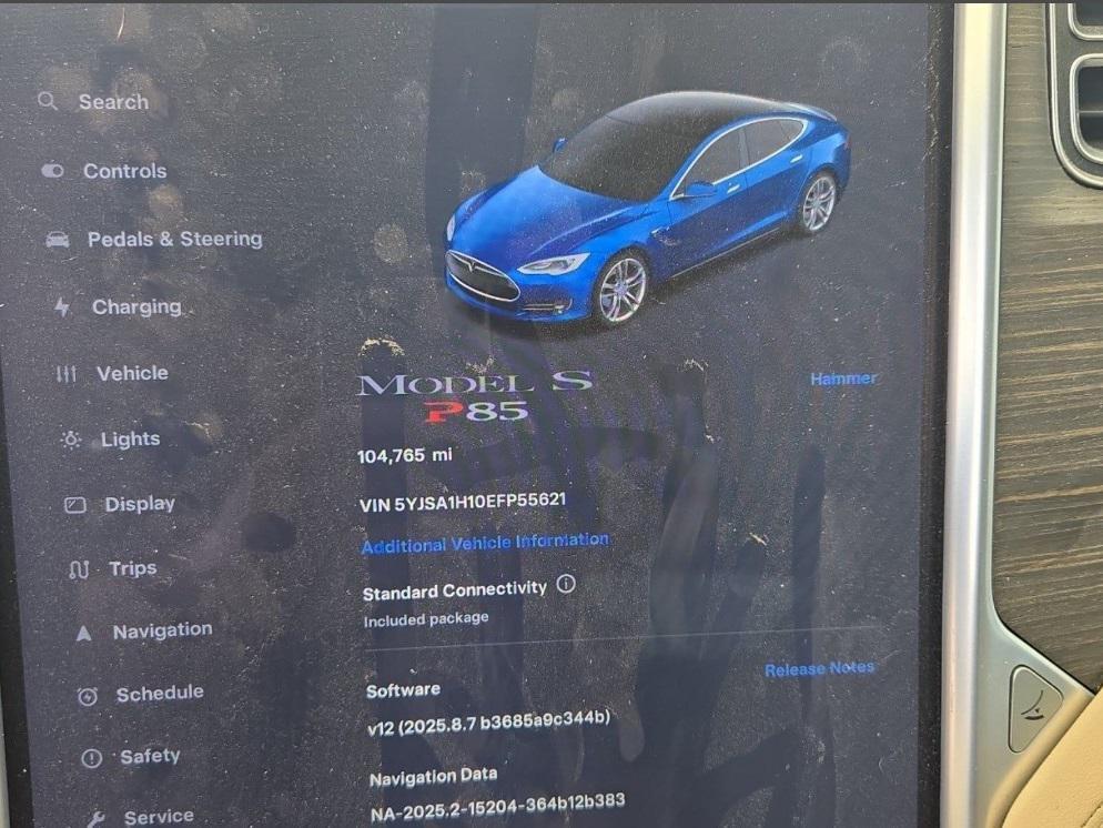 used 2014 Tesla Model S car, priced at $15,739