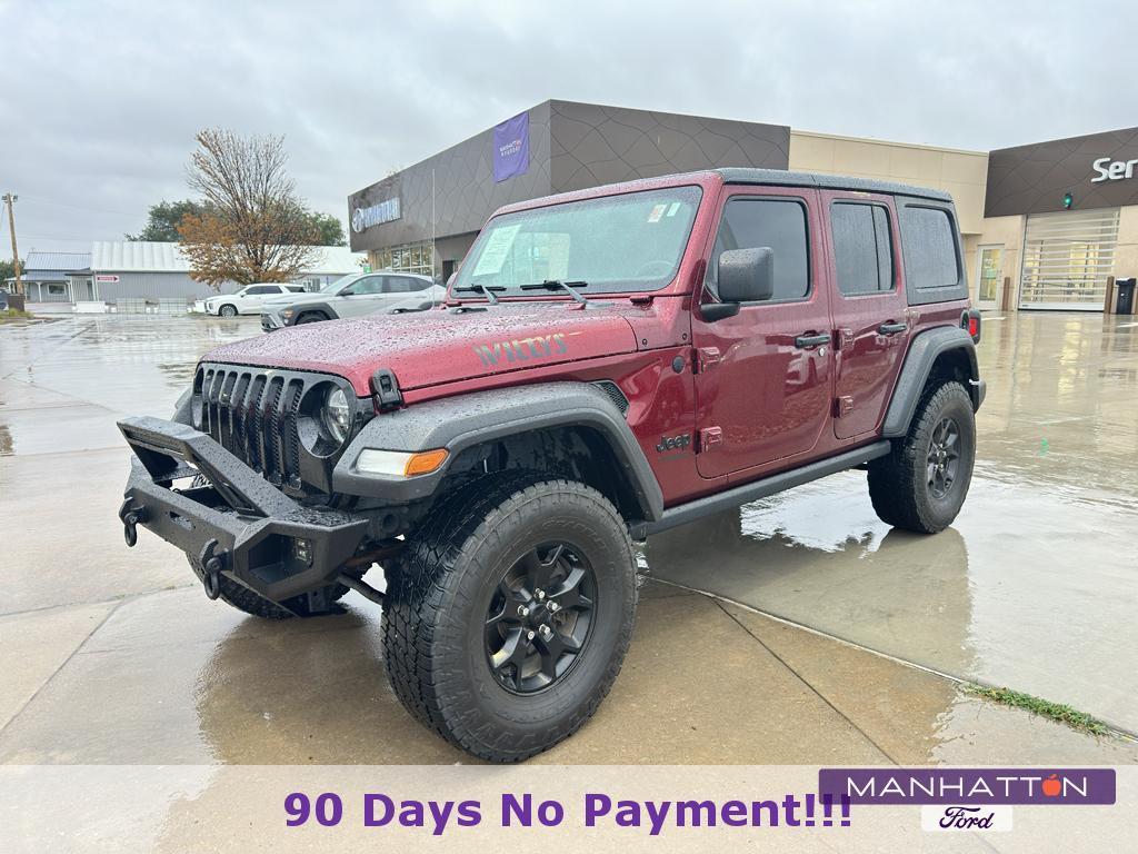 used 2021 Jeep Wrangler car, priced at $30,250