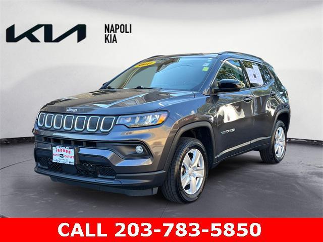 used 2022 Jeep Compass car, priced at $22,497