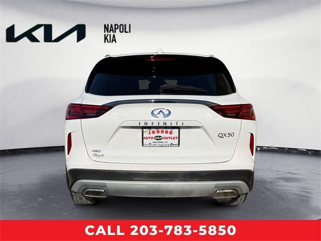 used 2021 INFINITI QX50 car, priced at $27,555