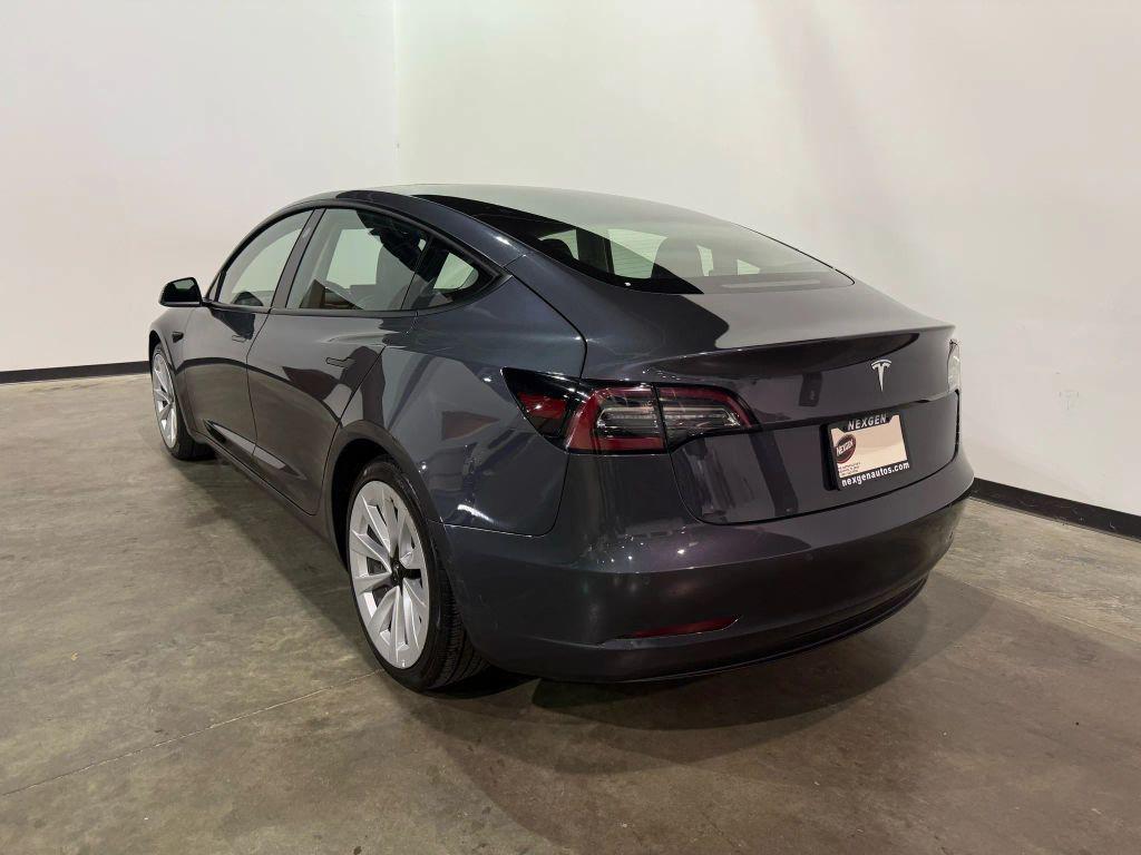 used 2022 Tesla Model 3 car, priced at $21,800