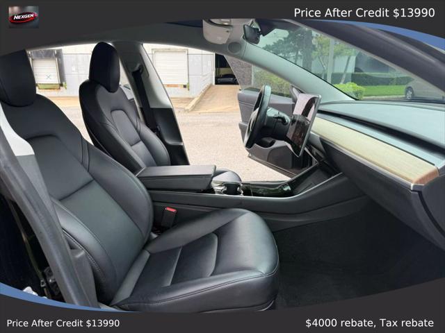 used 2019 Tesla Model 3 car, priced at $17,990