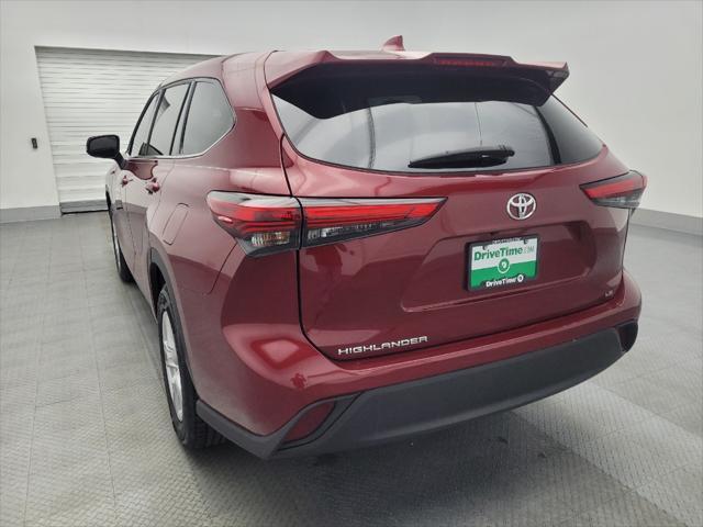 used 2021 Toyota Highlander car, priced at $27,995