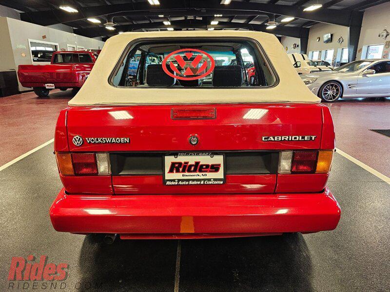 used 1988 Volkswagen Cabriolet car, priced at $10,900