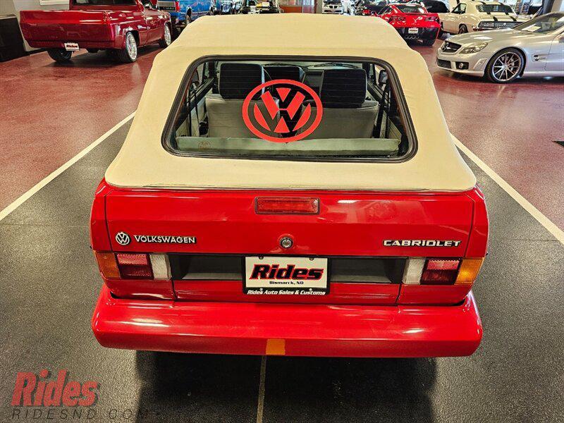 used 1988 Volkswagen Cabriolet car, priced at $10,900