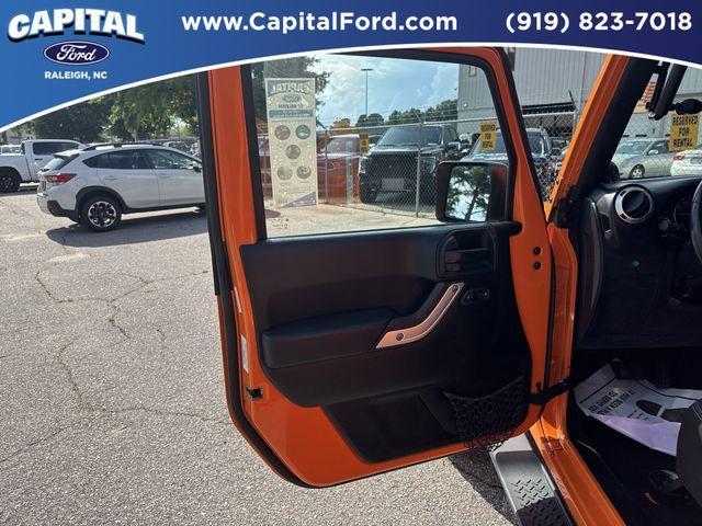 used 2013 Jeep Wrangler Unlimited car, priced at $14,893