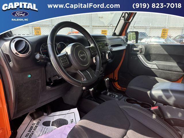 used 2013 Jeep Wrangler Unlimited car, priced at $14,893