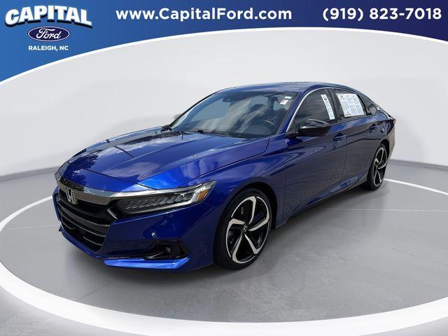 used 2021 Honda Accord car, priced at $27,493