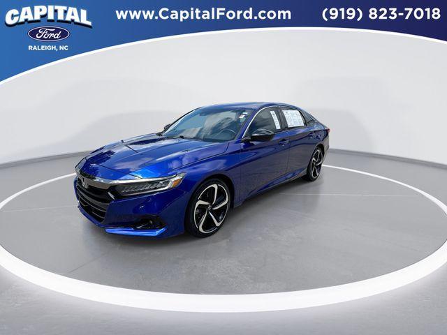 used 2021 Honda Accord car, priced at $27,493