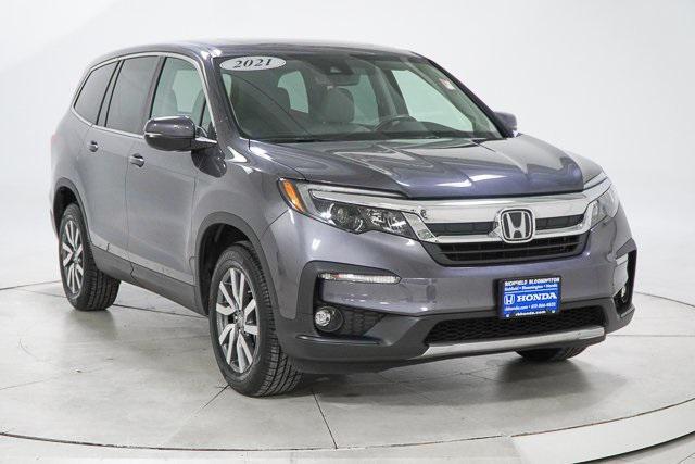 used 2021 Honda Pilot car, priced at $29,498