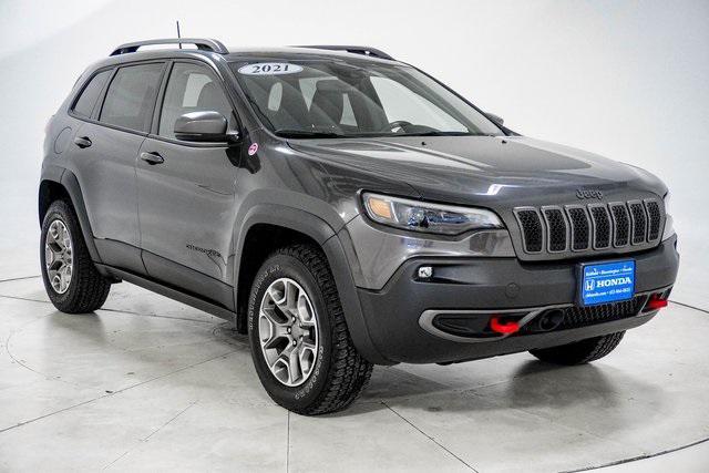 used 2021 Jeep Cherokee car, priced at $24,327