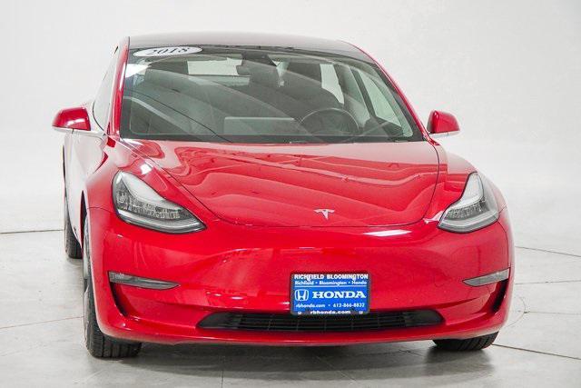 used 2018 Tesla Model 3 car, priced at $25,798