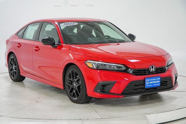 used 2022 Honda Civic car, priced at $23,998