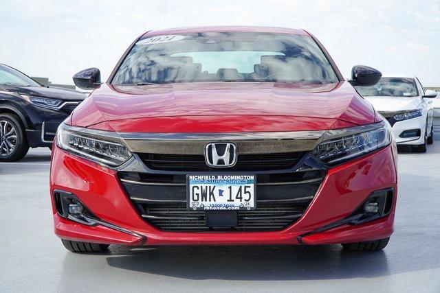 used 2021 Honda Accord car, priced at $23,698