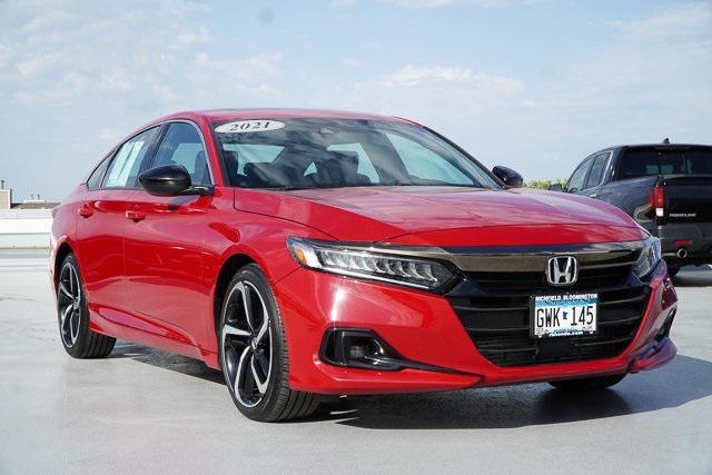 used 2021 Honda Accord car, priced at $23,698