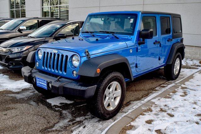 used 2016 Jeep Wrangler Unlimited car, priced at $18,998